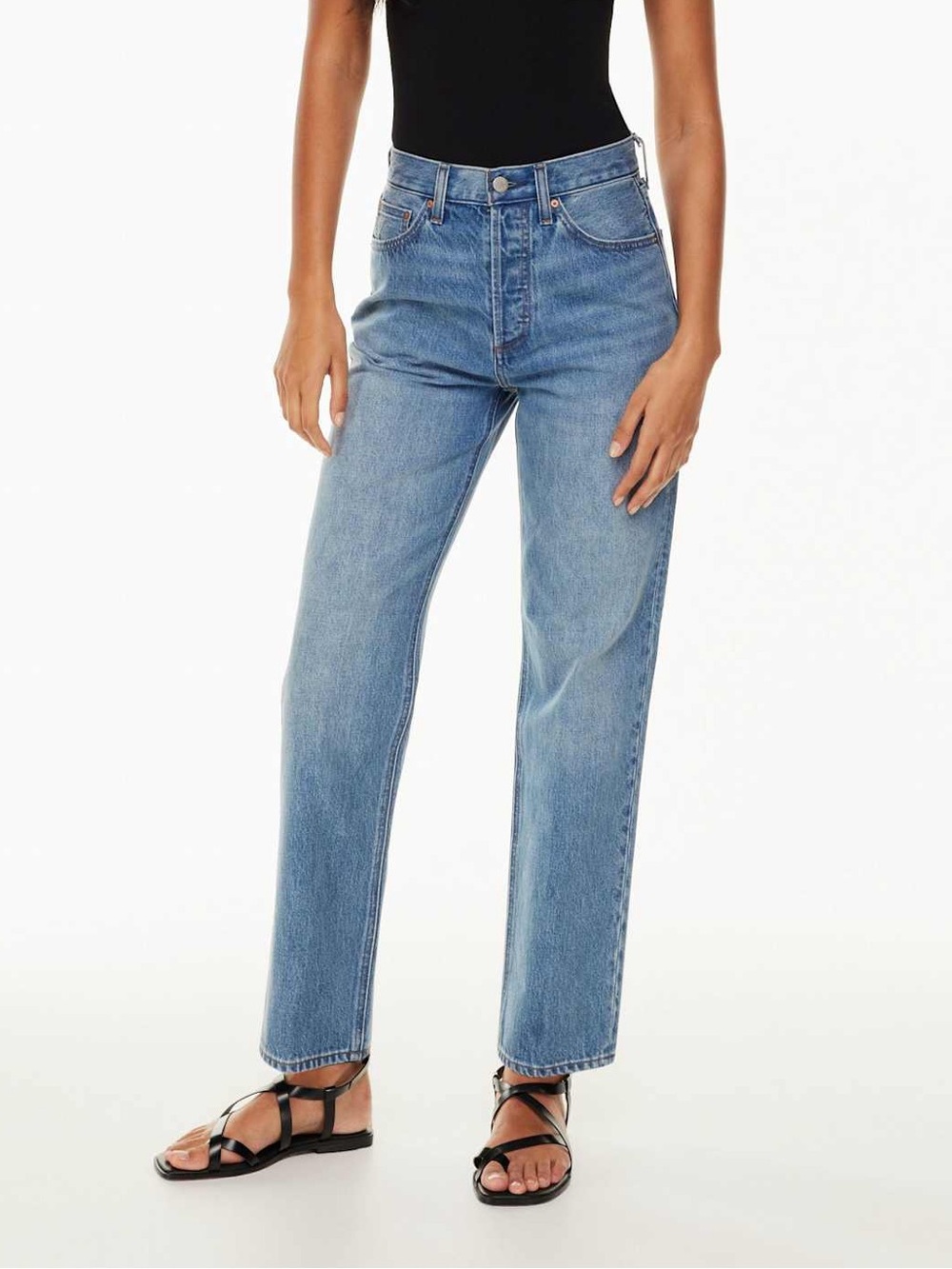 Aritzia Denim Forum The Joni High Rise Loose in 5 Yrs Kiss N Tell Bleu
